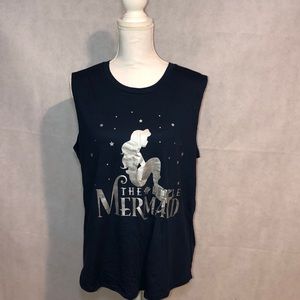 ☀️Disney Little Mermaid muscle tank NWT